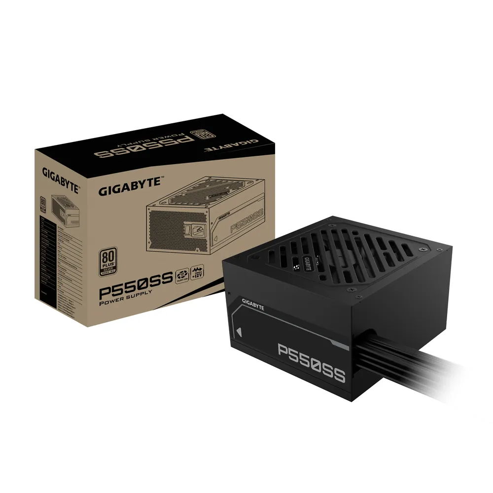 Gigabyte 550W 80 PLUS Silver ATX 3.1 Nicht-modulares Netzteil mit erweitertem Schutz