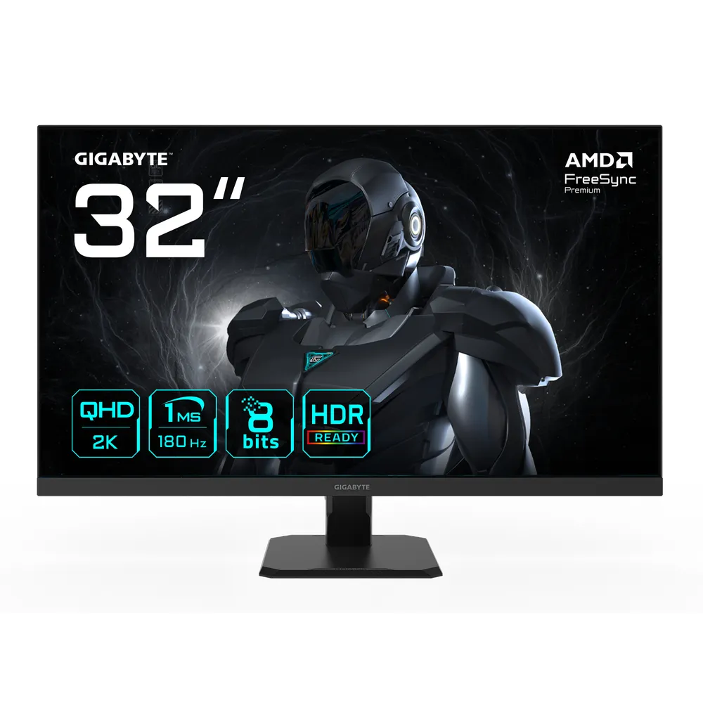 Monitor Gigabyte GS32QA 32" QHD 180Hz SS-IPS Flat FreeSync Premium 1ms HDR