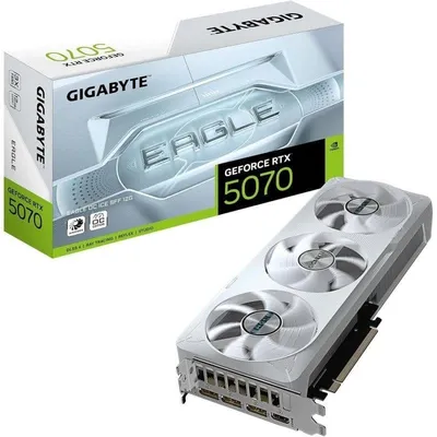 Grafikkarte Gigabyte GeForce RTX 5070 EAGLE OC ICE SFF 12GB GDDR7 Reflex 2 RTX AI DLSS4