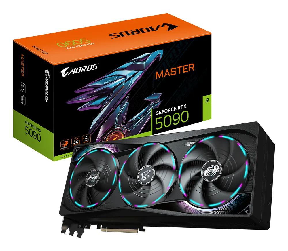 GIGABYTE AORUS GeForce RTX 5090 MASTER 32G NVIDIA GV-N5090AORUS M-32GD