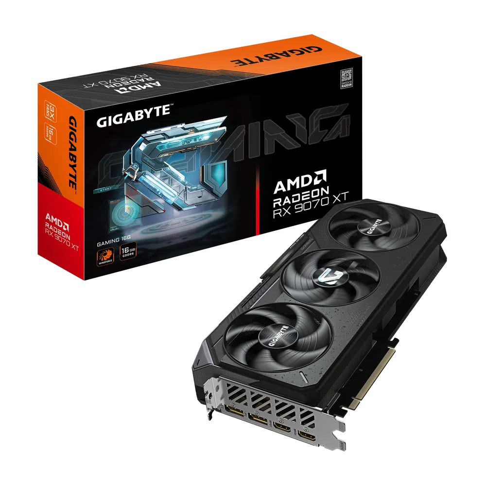 Grafikkarte GIGABYTE Radeon RX 9070 XT GAMING 16GB GDDR6 PCIe 5.0 RGB