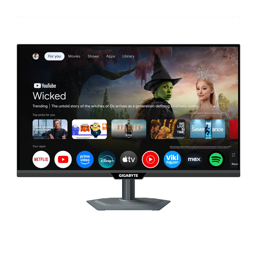 Monitor Gigabyte M27QS 27" QHD 180Hz IPS Google TV FreeSync HDR400 1ms