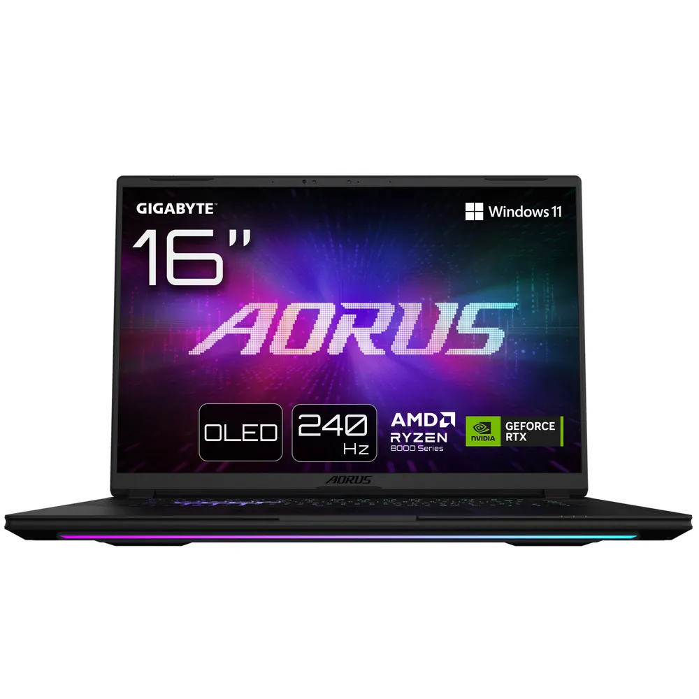 Gigabyte AORUS MASTER 16 8XJJ4DEE64SP | aorus master 16 8xjj4dee64sp | 16" QHD OLED Display AMD Ryzen 9 8940HX - AMD R9