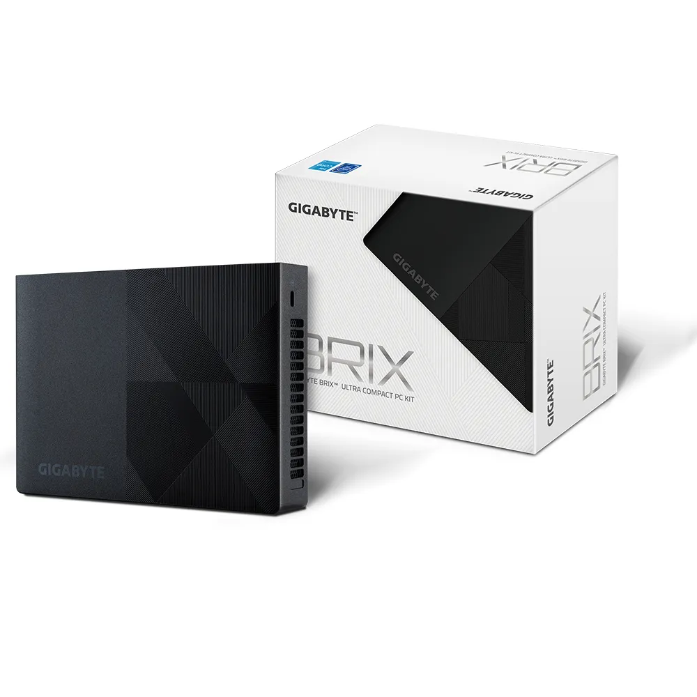 Gigabyte BRIX GB-BNIP-N100 Barebone | gb-bnip-n100 | Intel N100 - 1x DDR4 SO-DIMM