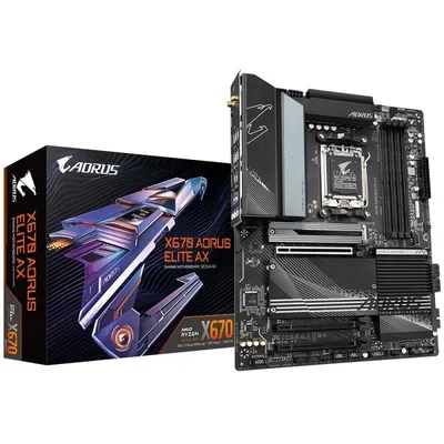 Motherboard Gigabyte X670 AORUS ELITE AX X670 Sockel AM5 DDR5 ATX WiFi 6E 2.5GbE RGB