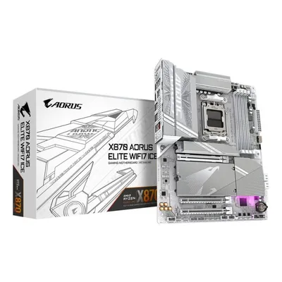 Motherboard Gigabyte X870 AORUS ELITE WIFI7 ICE X870 AM5 DDR5 ATX WiFi 7 2.5GbE USB4 RGB