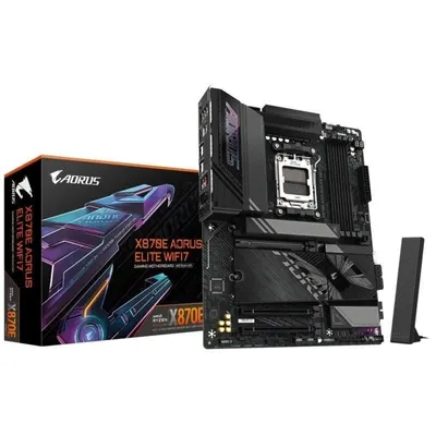 Motherboard Gigabyte X870E AORUS ELITE WIFI7 AMD X870E AM5 DDR5 ATX Wi-Fi 7 USB4
