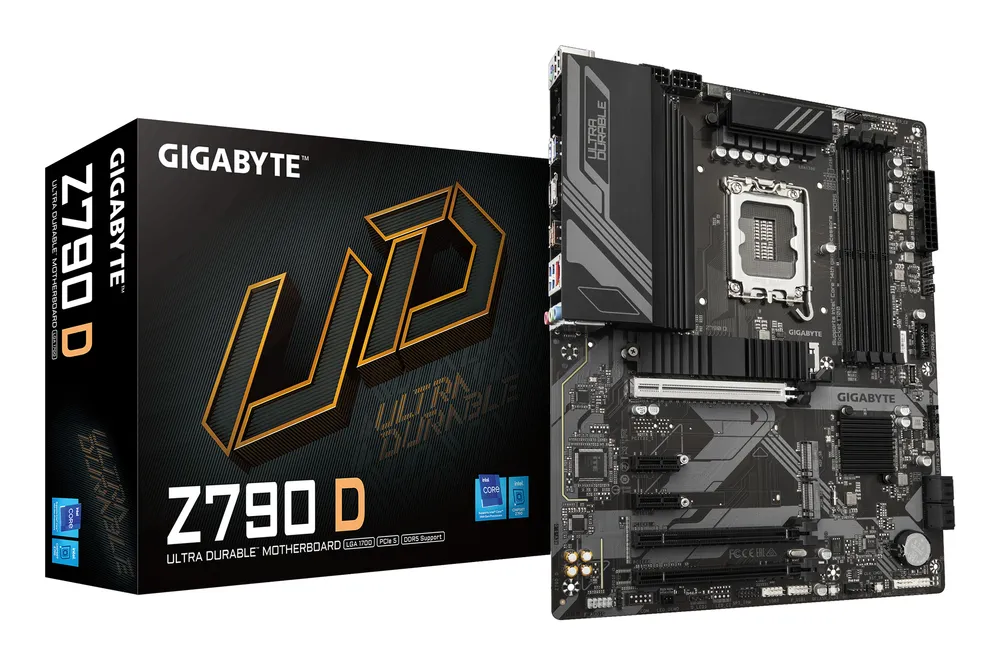 Placa Base Gigabyte Z790 LGA 1700 ATX DDR5 7600MHz VRM 12+1+1 Fases 3xM.2 PCIe 4.0 2.5GbE USB 3.2 Gen 2