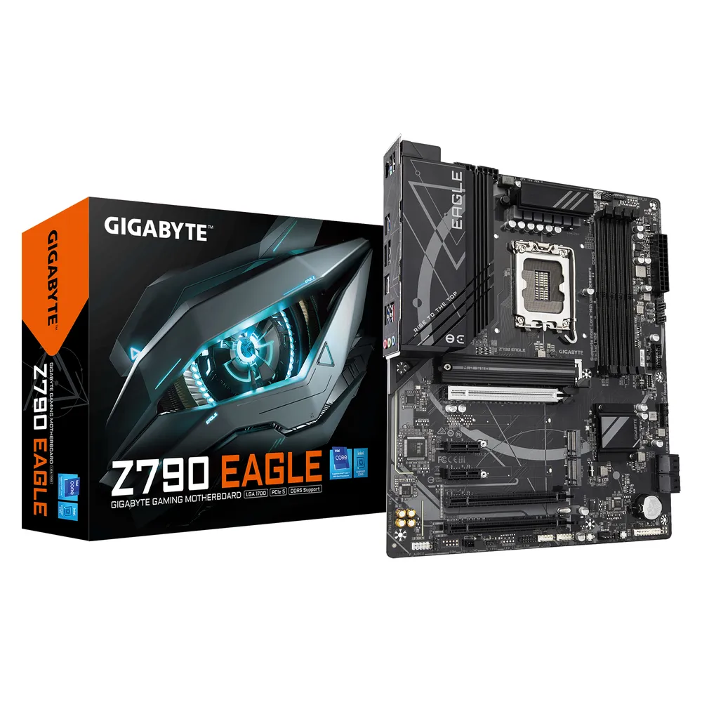 Gigabyte Z790 Motherboard LGA1700 ATX Z790 EAGLE DDR5 PCIe 5.0 3xM.2 LAN 2.5GbE USB 3.2
