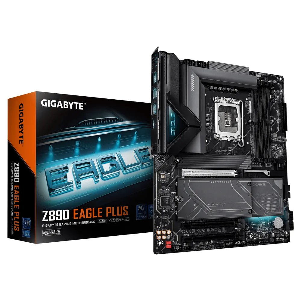 Motherboard GIGABYTE Z890 EAGLE PLUS Intel Z890 LGA1851 DDR5 ATX 2.5GbE USB4 PCIe 5.0 M.2