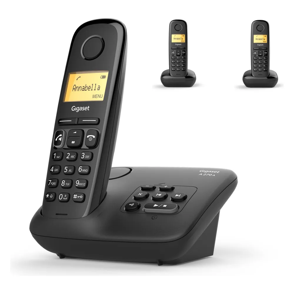 A 270 A Trio schwarz Schnurloses Telefon