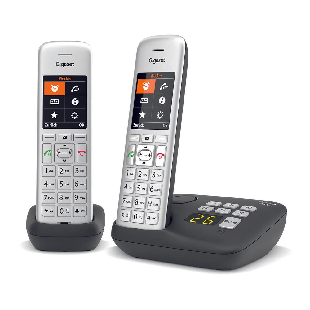 CE575A Duo Silber Schnurloses Telefon