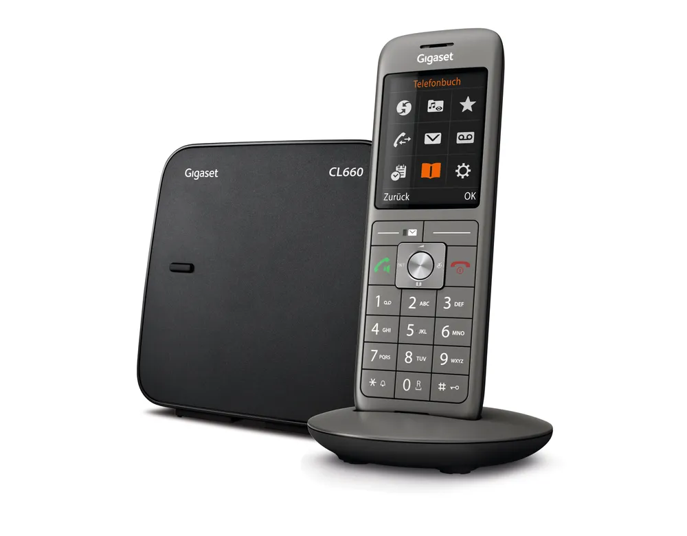 CL660 Anthrazit Schnurloses Telefon