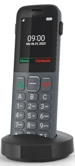 Comfort 600 SIM Dark Silver Handy