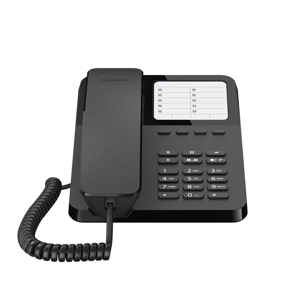 DESK 400, Schwarz Schnurgebundenes Telefon