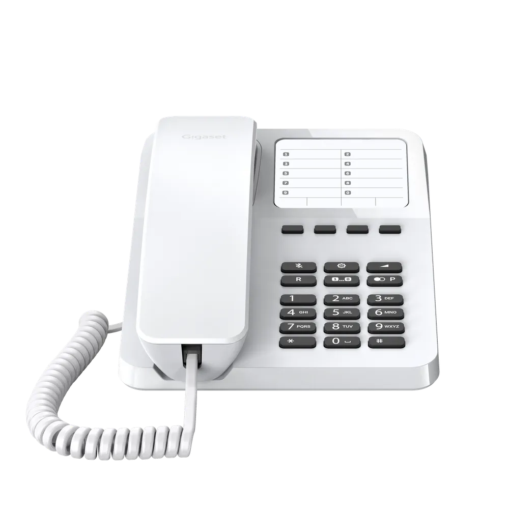 DESK 400, Weiß Schnurgebundenes Telefon