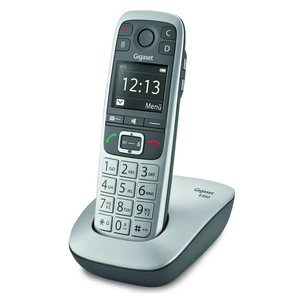 E560 platin Schnurloses Telefon