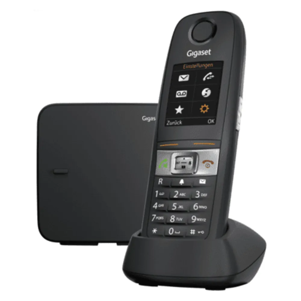 E630 Anthrazit Schnurloses Telefon