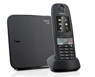 E630 Anthrazit Schnurloses Telefon