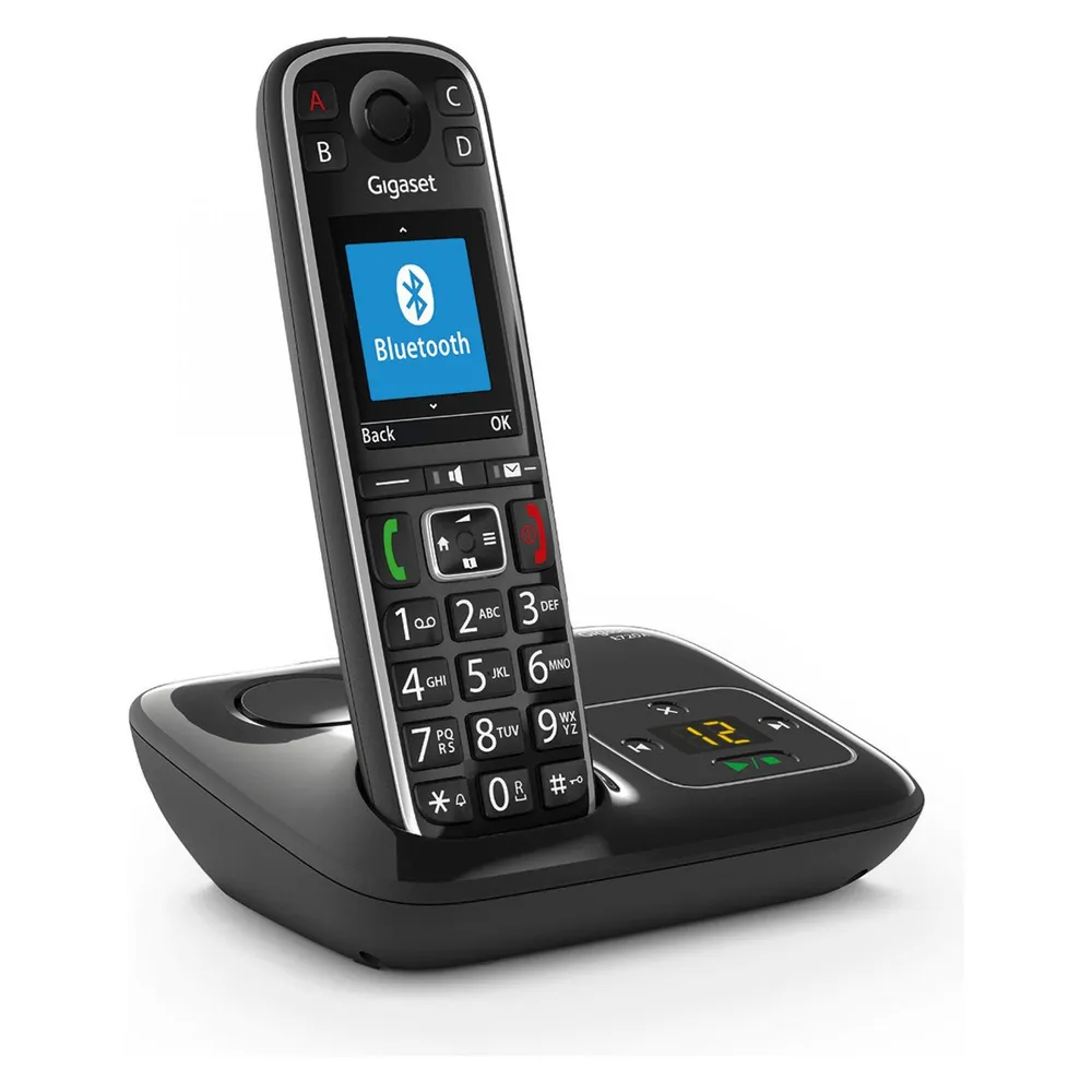 E720A Schwarz Schnurloses Telefon