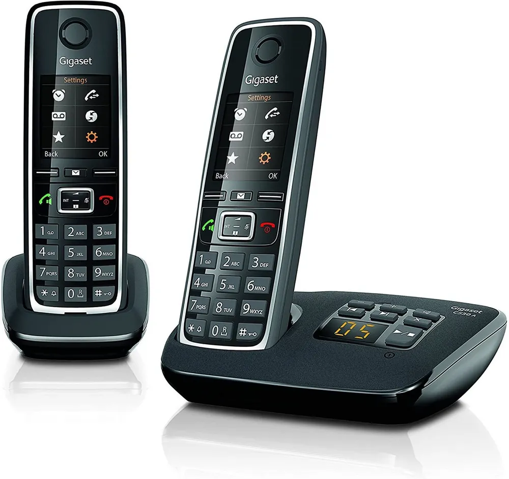 Gigaset Gigaset C530A Duo Festnetz-Telefon schnurlos DECT Anrufbeantworter DECT-Telefon (Mobilteile: 2)