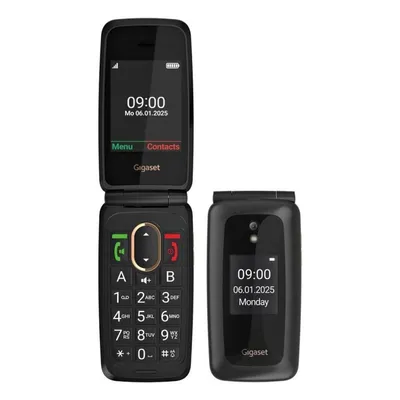 Senior-Handy Gigaset GL795 4G Single SIM 2.8" Schwarz