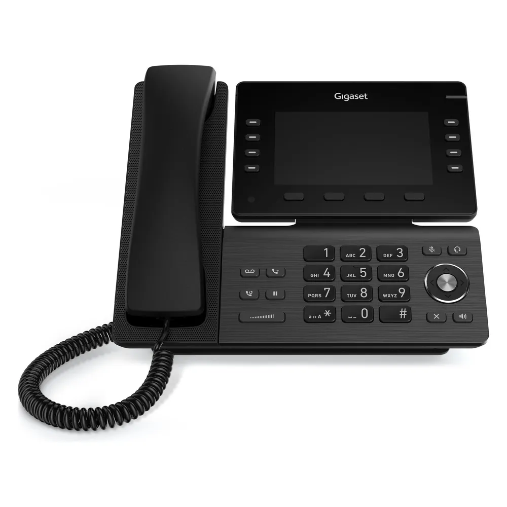 Telefon Gigaset P820 IP PRO Schwarz TFT 5 Zoll Gigabit Ethernet
