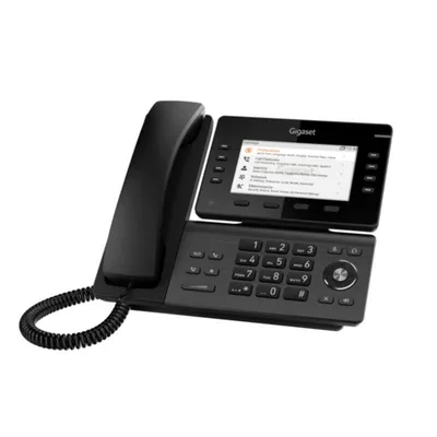 DECT-Telefon Gigaset P825 IP PRO Kabelloses und kabelgebundenes Headset Schwarz
