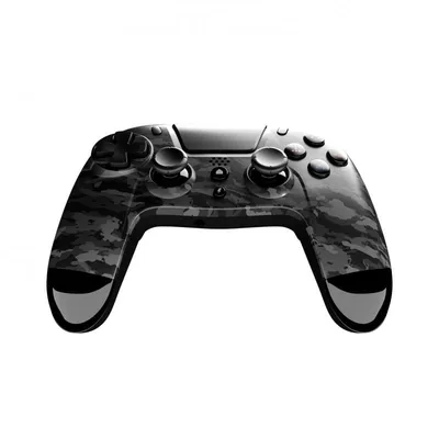 Gioteck VX-4 Camouflage Grey Kabelloser Controller für PS4 und PC