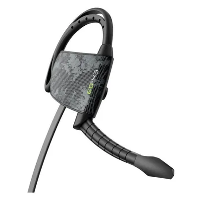 Gioteck EX-03 kabelgebundene Gaming-Kopfhörer mit Geräuschunterdrückung, schwarz-grau