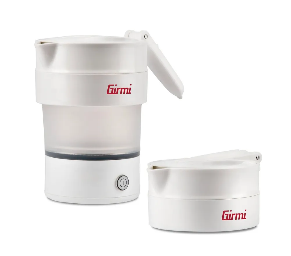 Girmi Reise-Wasserkocher BL03, 0.6 l, 600 W, faltbar, 0,6 l, Silikon, Reiseformat