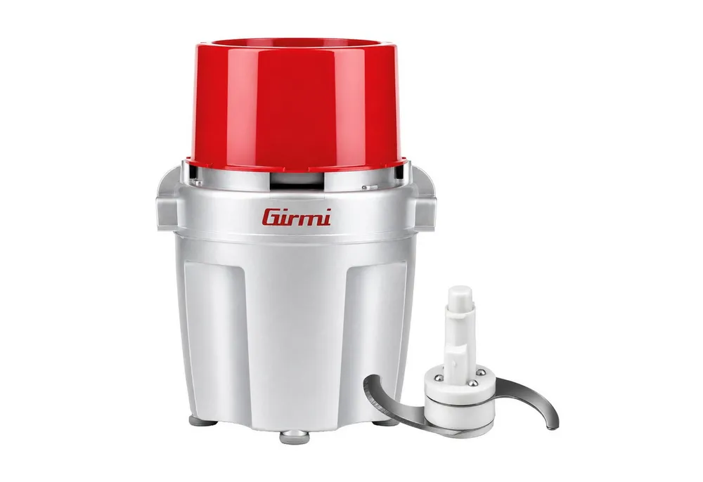 Girmi Zerkleinerer TR20 Gemüseschneider Chopper, 600 W, Titan-Klingen, Druckstart, 250 ml Behälter