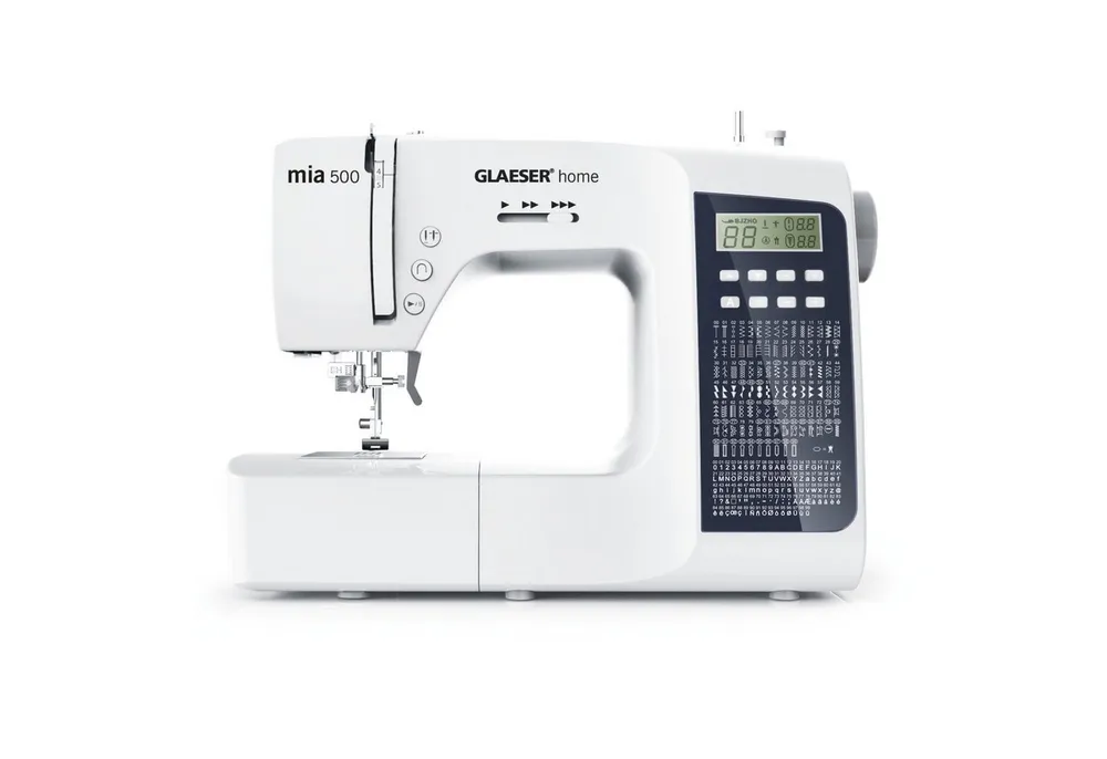 GLAESER home Nähmaschine Digitale Nähmaschine GLAESER® home mia 500, 300 Programme