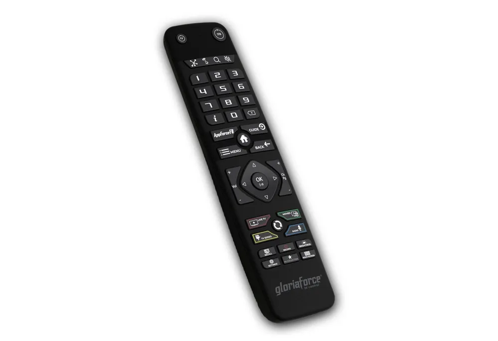 Gloriaforce RTX Bluetooth Fernbedienung mit TV-Steuerung SAT-Receiver