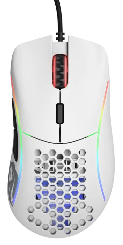 Glorious Model D Gaming-Maus 12000 DPI Weiß