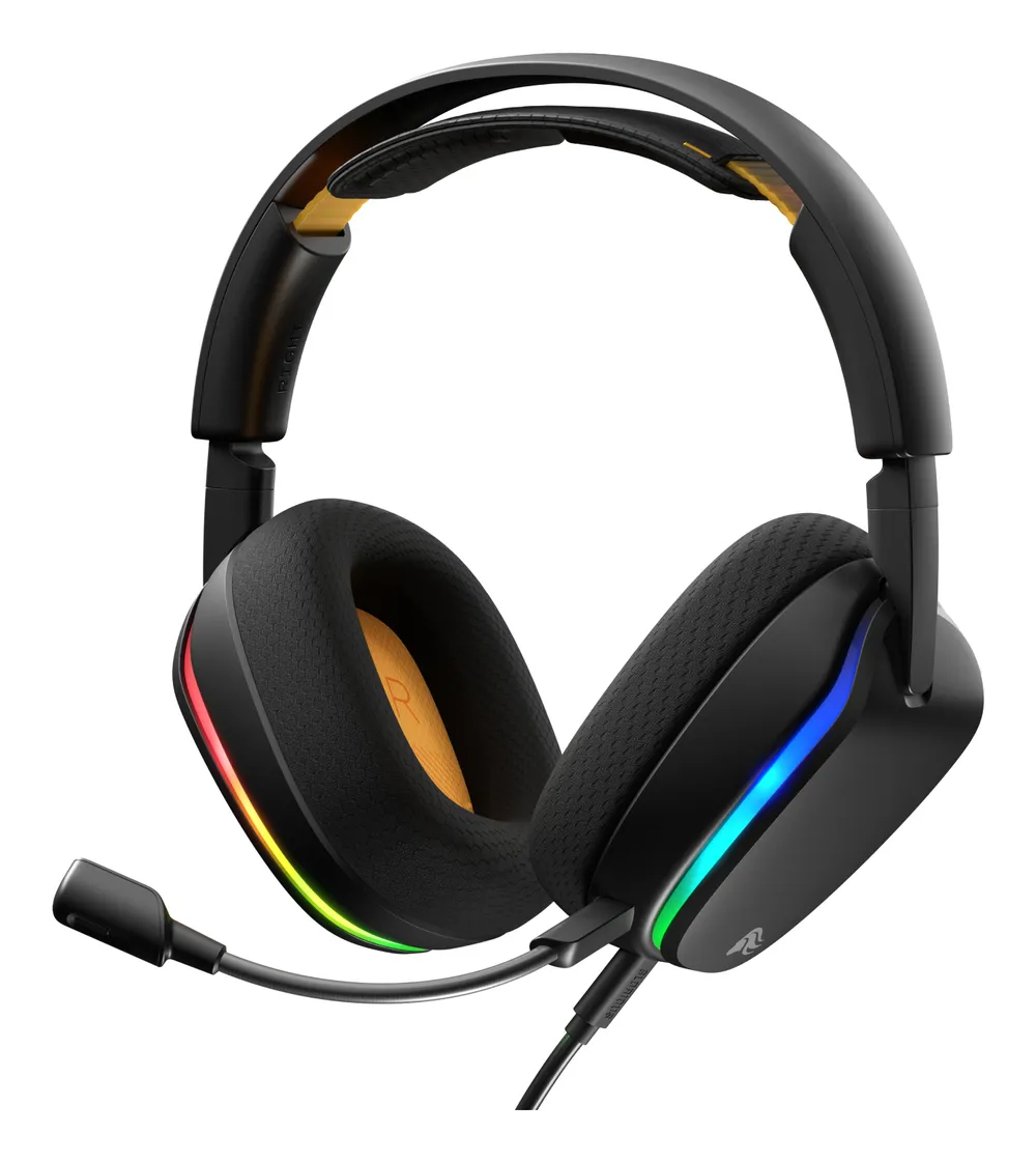 Glorious GHS Eternal RGB kabelgebundene USB-C Gaming Kopfhörer abnehmbares Mikrofon RGB schwarz