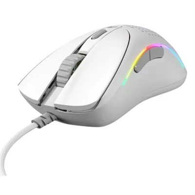 Glorious Model D 2 Kabelgebundene optische Gaming-Maus USB 26000 DPI weiß