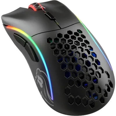 Glorious GLO-MS-DW-MB Spielemaus für die rechte Hand, RF Wireless 19000 DPI
