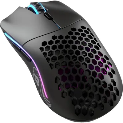 Glorious Modell O – Beidhändige kabellose RF-Spielemaus, 19.000 DPI, Schwarz