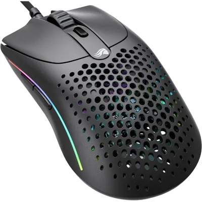 Glorious O. 2 Gaming-Maus für die rechte Hand, USB Typ A, optisch, 26000 DPI, Schwarz