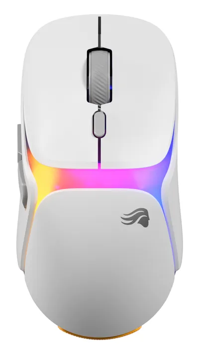 Ratón GLORIOUS Model O3 Wireless Bluetooth RF 30000DPI Weiss RGB 6 Tasten