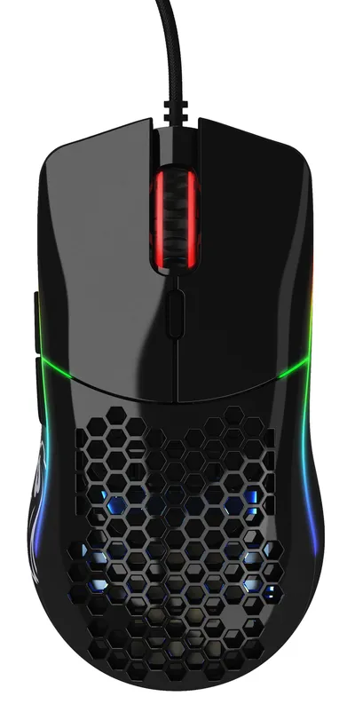 Glorious Model O Minus Gaming-Maus 3200 DPI glänzend schwarz
