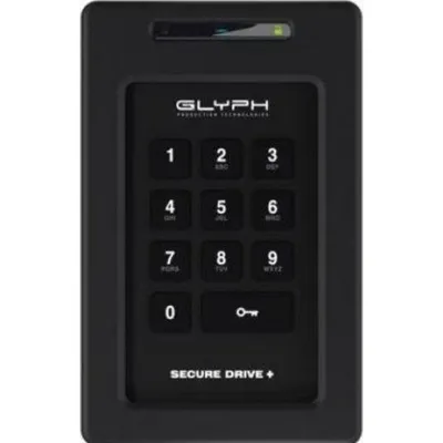 Festplatte Glyph SecureDrive+ 4TB SSD SATA III mit Tastatur und Verschlüsselung