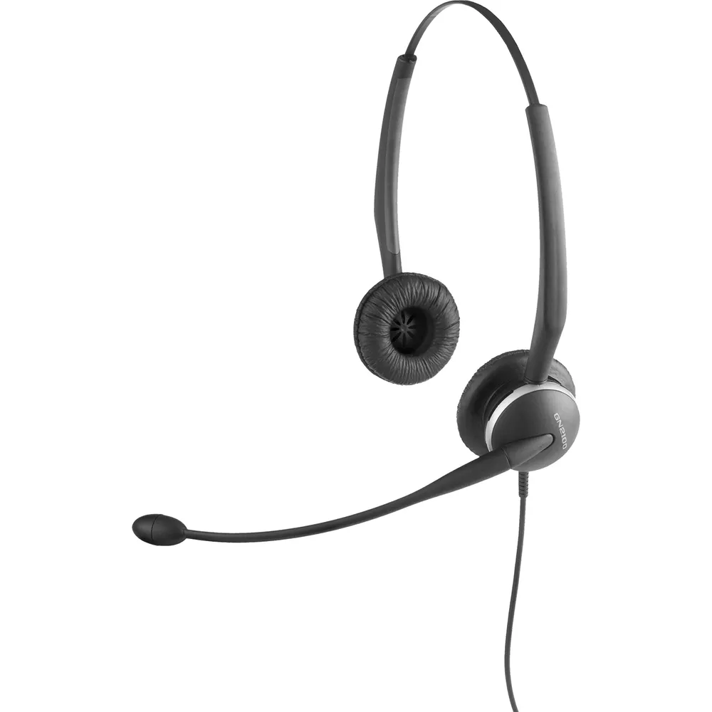 Jabra GN 2100 Flex-Boom Duo | 2129-82-04 | Headset - On-Ear