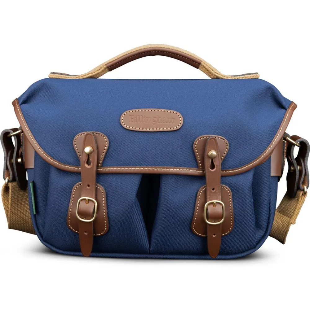 Billingham HADLEY SMALL PRO navy fibrenyte / chocolate