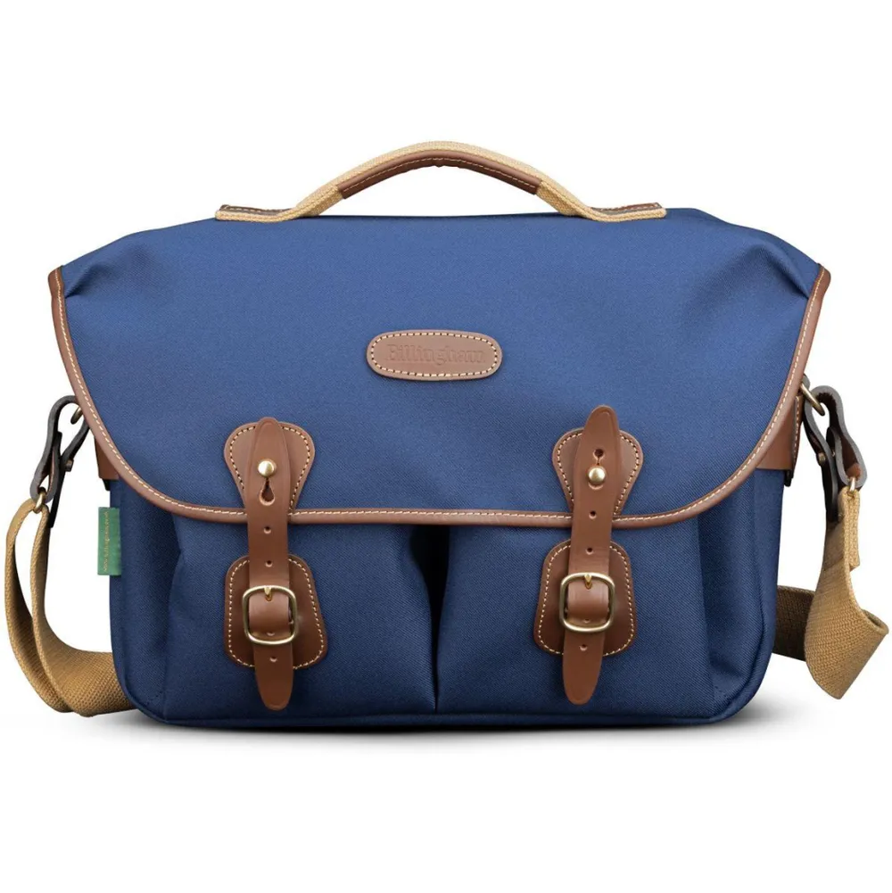 Billingham HADLEY ONE navy fibrenyte / chocolate