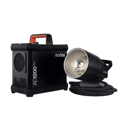 Studioblitz Godox AD1200Pro 1200 Ws Akku TTL LED Display Schwarz