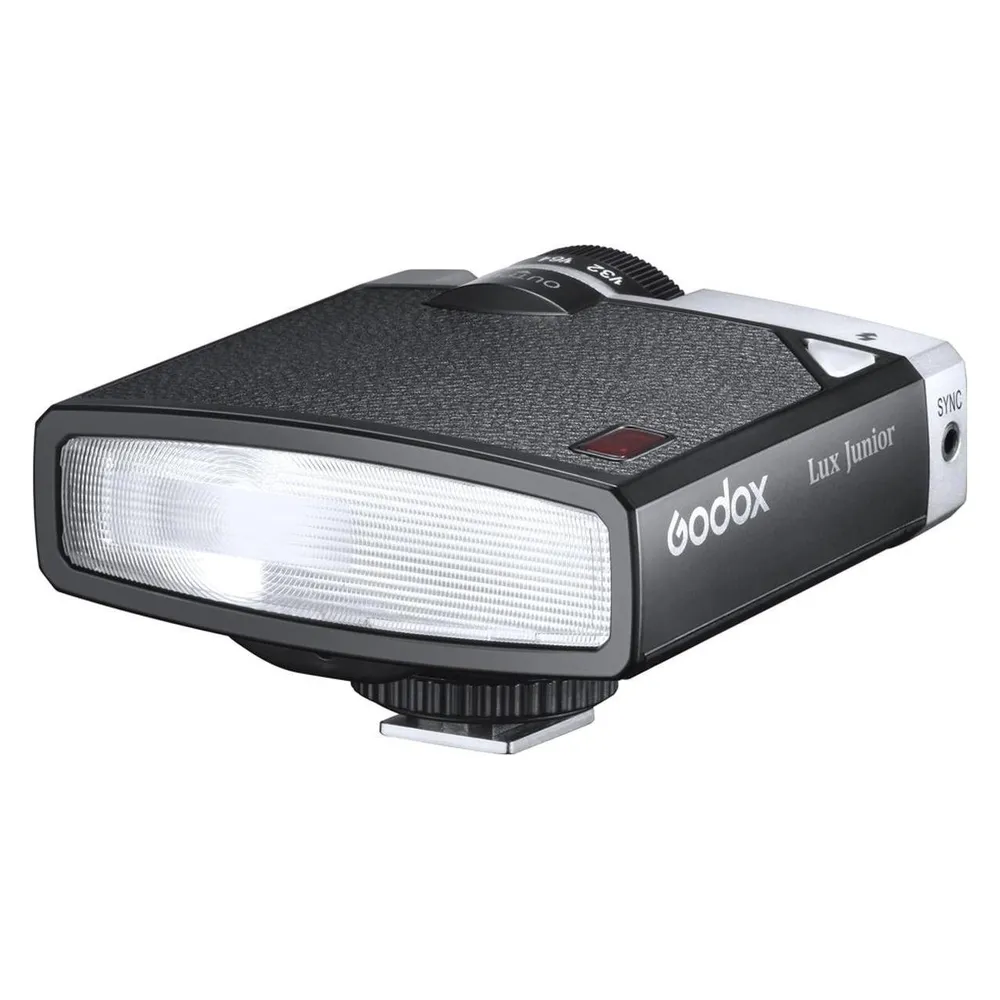 Kamera-Blitz Godox Lux Junior Retro Design Schwarz Kompakt S1 S2 Sync