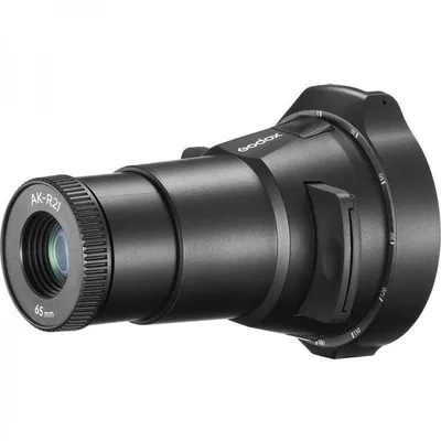 Projektionsaufsatz Godox AK-R21 für Blitzgeräte inklusive 65mm Objektiv