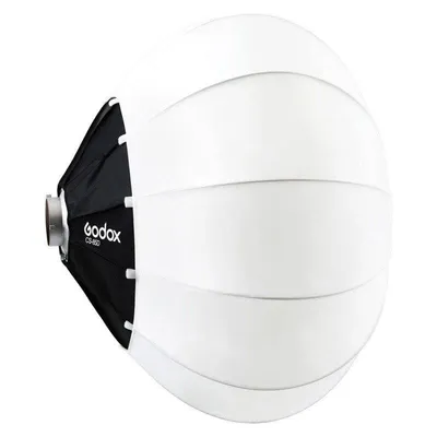 Softbox Godox CS-85D 85 cm Bowens Rundform Transporttasche Schwarz Weiß